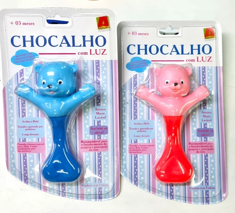 Chocalho ursinho com LED